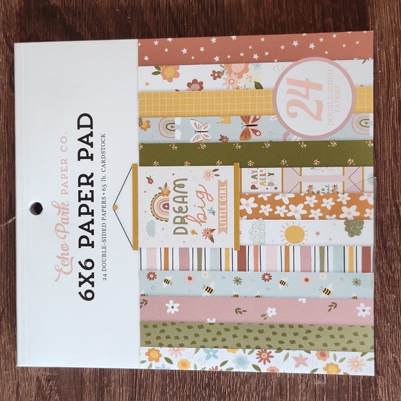 Brand New Echo Park 6x6 Baby Girl Paper Pads - Picture 4 of 4